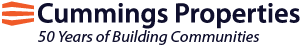 Cummings Properties Logo with Tagline