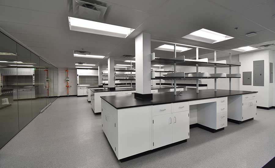 built out lab space